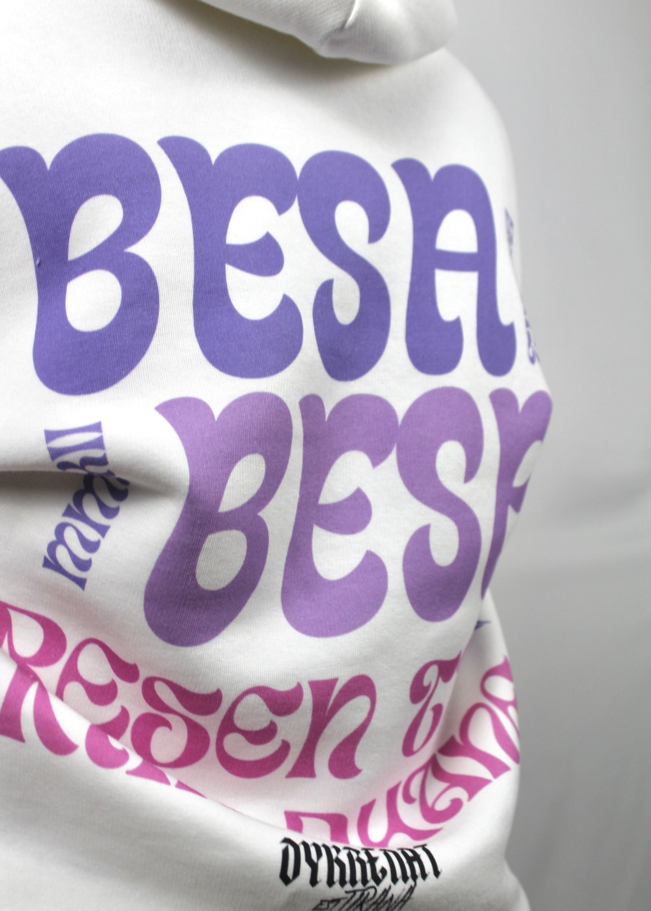 BESA Violet Oversized Hoodie - Dykrenat